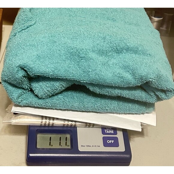 Melsimo by TowelSelections Small 100% Cotton Green Wrap Towel Shower Beach Pool - Picture 11 of 11